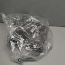 TRZZ 4-Tier Small Shoe Rack, Vertical Narrow Stackable Organizer with Removable Partition, Efficient Shoe Storage for Closet, Entryway, and Small Spaces (Black)