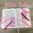 2 x thinkor Bible Highlighters with Soft Chisel Tip, 6 Pack Assorted Colors Pens No Bleed, Quick Dry, Cute Aesthetic Markers, Bible Study Journaling Supplies and Accessories (Pink)