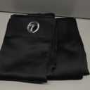 NICETOWN Bathroom Blackout Thermal Curtains and Drapes, Black Solid Thermal Insulated Grommet Blackout Drapery Panels for Window (2 Panels, 42 inches Wide by 68 inches Long, Black)