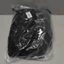 Ekaliy Women's Plus Size Maxi Dress Elegant V-Neck Ruffle Sleeves Bodycon Mermaid Evening Gown (4X-Large Plus, Black)