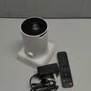 Mini Portable Projector 4K WiFi 6 BT 5.2 Upgraded Portable Projector Full HD Supported for Phone /PC /TV /HDMI /PS5 /Laptop Auto Keystone Home Theater 180 Rotation [Built-in App] White