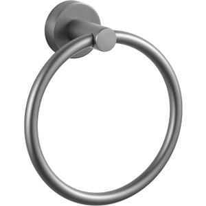 Cobbe Towel Ring, Hand Towel Holder for Bathroom Wall Mounted, Bathroom Towel Rack Round, Towel Hanger for Bathroom, Kitchen, Rv (Gunmetal Grey)