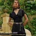 Suyi Waist Chain for Women Ladies Chunky Chain Belt for Dresses