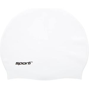 Sporti Silicone Swim Cap for Women & Men, Adult, Vibrant Lightweight Swimming, Non-Slip, Easy Wear, Removal, Protects Hair