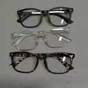 Gaoye Stylish Blue Light Glasses for Woman - Computer Glasses 99% Blue Light Blocking - Lightweight TR90 Frames - 3 pack