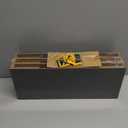 BAYKA Floating Shelves for Wall, Wall Mounted Rustic Wood Shelves for Bathroom, Bedroom, Living Room, Kitchen, Hanging Shelf for Books/Storage/Room Decor with 22lbs Capacity (Black, Set of 3, 15.7in) (A. Black - Universal Classic Style)