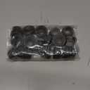 Black M14x2 Wheel Lug Nuts 4pcs for '99-'02 Ford F250 F350 F450 F550, '00-'04 F150, Two-Piece Flanged Flat Face OEM Style for Factory OEM Wheels, Fit F81Z1012AA
