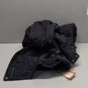 wantdo Women's Winter Thicken Jacket Cotton Coat with Removable Hood, Navy Blue, Size L