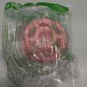 JW Pet HOL-ee Roller, Dog Toy Puzzle Ball, Natural Rubber, Small (3 Inch Diameter), Pink