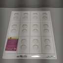 Bates- Duplex Receptacle Outlet Wall Plate, 4.5" x 2.75"/Standard Size, 12 Pack, White, Bulk 1-Gang Electrical Outlet Covers, Impact Resistant, UV Protection