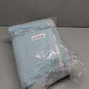 GLAMBURG Peshtemal Turkish Towel Cotton Beach Towels Oversized 36x71 Set of 6, Cotton Beach Towels for Adults, Soft Durable Absorbent Extra Large Bath Sheet Hammam Towel - Aqua Blue