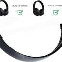 Studio 3 Headband Replacement Studio 3 Replacement Headband Top Head Band for Studio3 3.0 Wired/Wireless Headphones (Matte Black)