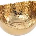 Pampa Bay Small Oval Bowl, 5.25-inch Length, Gold