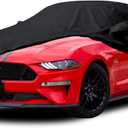 YIXIN Waterproof Car Covers for 1994-2026 Ford Mustang GT/Shelby/Cobra/Bullitt/ECOBOOST car Cover 190T Covers Suitable for 100% Waterproof and Windproof Belt and Double Door Zipper up to 192" L