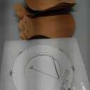 ocioc Quiet Ceiling Fan with LED Light 22 inch Large Air Volume Remote Control for Kitchen Bedroom Dining Room Patio (Oak)