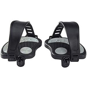 Exercise Bike Pedals 1/2" with Straps for Peloton Bike, Spin Cycling Bike, Indoor Exercycle Bike, Stationary Recumbent Bicycle Replacement Parts