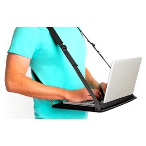Laptop Harness, Standing Laptop Harness, Mobile Walking Laptop Carrier, Adjustable Desk, Portable Laptop Stand, Hands Free Wearable Desk for Laptop (13") or Notebook