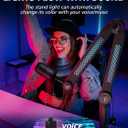YOUSHARES RGB Mic Arm, Adjustable Boom Arm with RGB Control, Multiple Adapters, Compatible with Blue Yeti, HyperX，FIFINE AM8, Shure Mic，Rode and More, Perfect for Podcasting, Streaming and Gaming