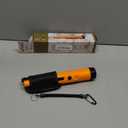 Dmyond Rechargeable Metal Detector Pinpointer for Adults Kids - IP68 Full Waterproof Handheld Pin Pointer Wand - 800mAh Battery - 360 Detection with LED Light (Orange)