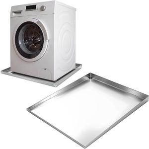 Wesiti 36 x 32'' Front Load Washer Drip Tray Galvanized Steel