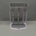 OXO Tot Space-Saving Baby Bottle Drying Rack, Compact Dish Drying Rack with Removable Trays, Countertop Bottle Organizer for Baby Bottles, Nipples, Pacifiers and Lids, BPA Free, Dishwasher Safe