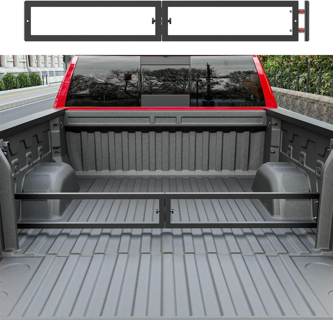 Truck Bed Divider Compatible with 19-26 Chevy Silverado 1500 20-26 GMC Sierra 2500 HD 3500 HD Molle Panel Cargo Manager Replacement for 2019-2026 Chevy Silverado Accessories