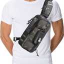 Sling Backpak Tactical Chest Pistol Bag Shoulder Bags Crossbody Sling Backpack Holster Bag for Concealed Carry
