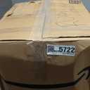 ACUSHLA Merino Wool Blanket - Soft Warm Thick Washable Large Throw Blanket for Camping Bed Couch Outdoor Travel All Weather, Mosaic Plaid Grey 79 x 63