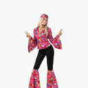 Morph 70s Costumes For Women Hippie Disco Outfit - Retro 60s 70s Style Costume For Parties, Festivals, and Events(s)