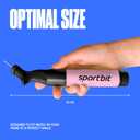 SPORTBIT Ball Pump for Sports Balls - Push & Pull Inflating System - Hand Pump for All Exercise Balls - Volleyball Pump, Basketball Inflator, Football & Soccer Ball Air Pump - Goes with 5 Needles Set