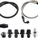 Universal Power Steering Pump to gear box or rack & pinion and return to reservoir Hose Kit - Compatible with GM LS Swap 1950-2000