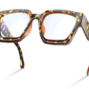 livho Oversized up to 99% Blue Light Blocking Glasses for Woman - Rectangle Fashion Glasses for Computer, Chic Preppy Frame