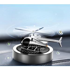 Solar-Powered Car Air Freshener Plane-Shaped Elegant Design, Solar-Activated Scent, Eco-Friendly (Silver)