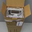 Adjustable Shower Caddy Hanging for Handheld Showerheads - Never Rust Shower Hanging Organizer, Upgraded Bathroom Shower Rack with Soap Basket, Hooks and Toothbrush Holder (Silver)