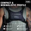 MVRK Water Resistant Running Vest Chest Pack, Phone Holder for Running, Lightweight Training Pack with Reflective Detail