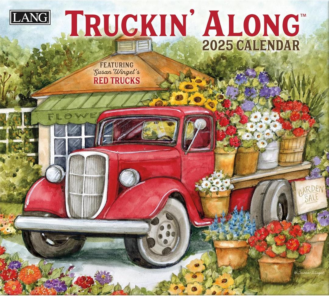LANG Truckin' Along 2025 Wall Calendar (25991002010)