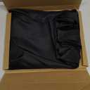 Sancua Round Tablecloth - 70 Inch - Water Resistant Spill Proof Washable Polyester Table Cloth Decorative Fabric Table Cover for Dining Tables, Buffet Parties and Camping, Black