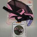 Mayerzon Short Snout Dog Muzzle for French Bulldog with Full Pant Design to Prevent Eating Biting, Soft Mesh Dog Muzzle for Shih Tzu Pug English Bulldog for Grooming Walking, Allow to Drink and Feed (M [Head Cir: 18"-20.5"], Pink)