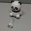 Mini Handheld Massager, Small Handheld Massager for Whole Body, Shoulders, Neck, Back, Leg, Pain Relief & Relaxation - Panda Gifts (White)