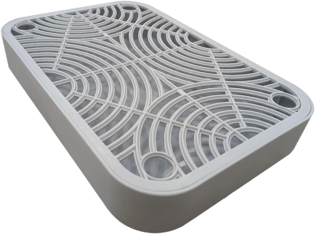 Kittens Foot Board Pet Supplies Washable Easy Clean, Cleaning Supplies Non Slip, Detachable Easy to Use Accessory, Light Gray