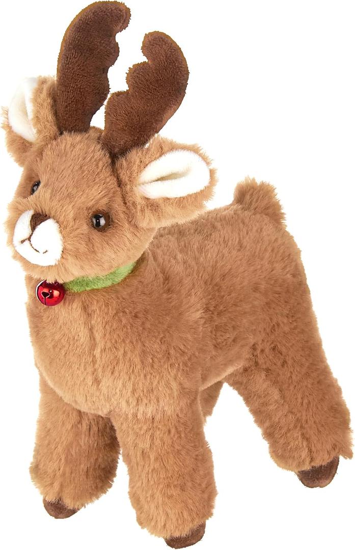 Bearington Christmas Stuffed Animals Christmas Plush Reindeer Holiday Toys for Kids, Boys, Girls - Joly 6"