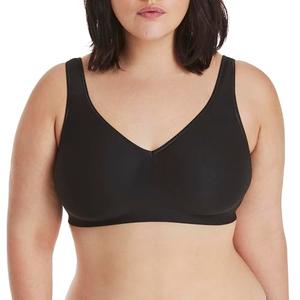 Hanes womens Smoothtec Comfortflex Fit Wirefree Mhg796 Bras, Black, M
