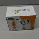 Salt and Pepper Shakers Set with Adjustable Pour Holes - Stainless Steel Spice Dispenser - Perfect for Pink Himalayan, Table Salt, Black and White Pepper (2.4 oz) - Set of 2