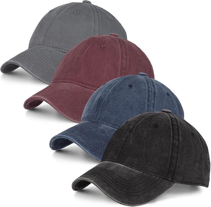 Vintage Baseball Cap for Men Women Distressed Golf Dad Hat Adjustable Washed Cotton Baseball Hat Unisex