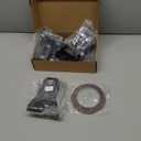 Door Hinge Cover Trim Exterior Accessories Decoration for 2018-2025 Jeep Wrangler JL JLU Sport Sahara Freedom Rubicon Unlimited & Gladiator JT 2-Door and 4-Door (Black 8PCS)