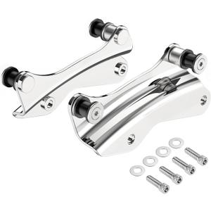 Benlari Chrome 4 Point Docking Hardware Kit 2014-2024 Compatible for Harley Davidson Street Glide Road Glide Electra Glide Road King Touring 2015 2016 2017 2018 2019 2021