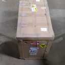 GESIPOR 32"x19" Wall Mount Bathroom Vanity with Sink Stone Resin Floating Vanity Sink Rectangular Vessel Sinks for Bathroom White Trough Art Basin with Shelf Layer