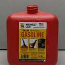 Midwest Can Company 5610 5 Gallon Gas Can Fuel Container Jugs w/Spout (2 Pack)