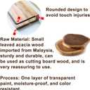 Stove Top Shelf, Magnetic Oven Shelf, Kitchen Storage Solution, 2pcs 15" Hard Wood Spice Racks