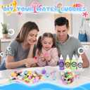 Magic Gel Water Elf Toy Kit, Squishy Making Kit for Kids with 20PCS Aqua Fairy Water Gels & Animal Mold, Gift for Christmas, Easter, Birthday, New Year, Creative Art Craft Girls 3-9 Year Old (60ml)